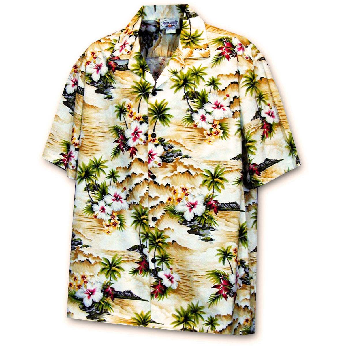 Diamond Head Beach Maize Hawaiian Shirt