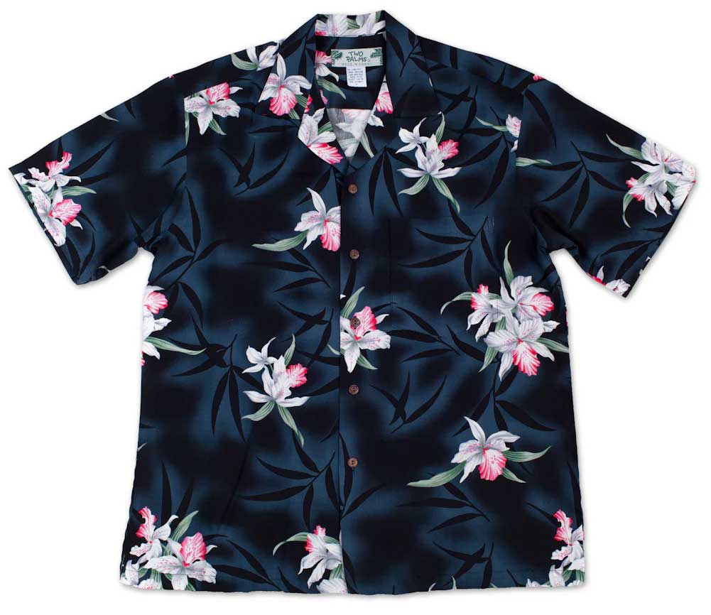 Two Palms Midnight Orchid - Black | AlohaFunWear.com
