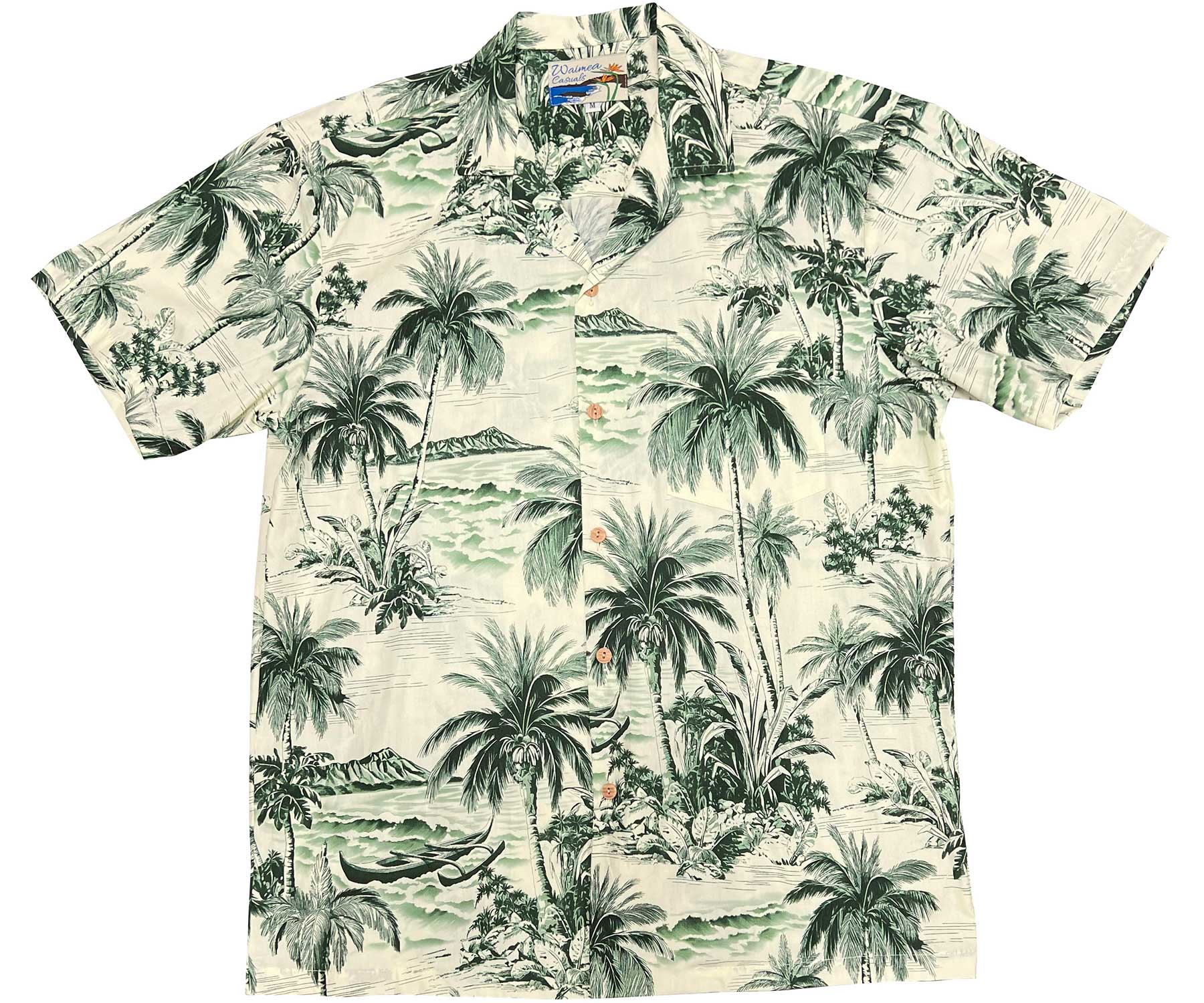 トップス WACKO MARIA PALMS TREE HAWAIIAN SHIRT ワコマリア”パームツリー柄”ハワイアンシャツを旗艦店パラダイス