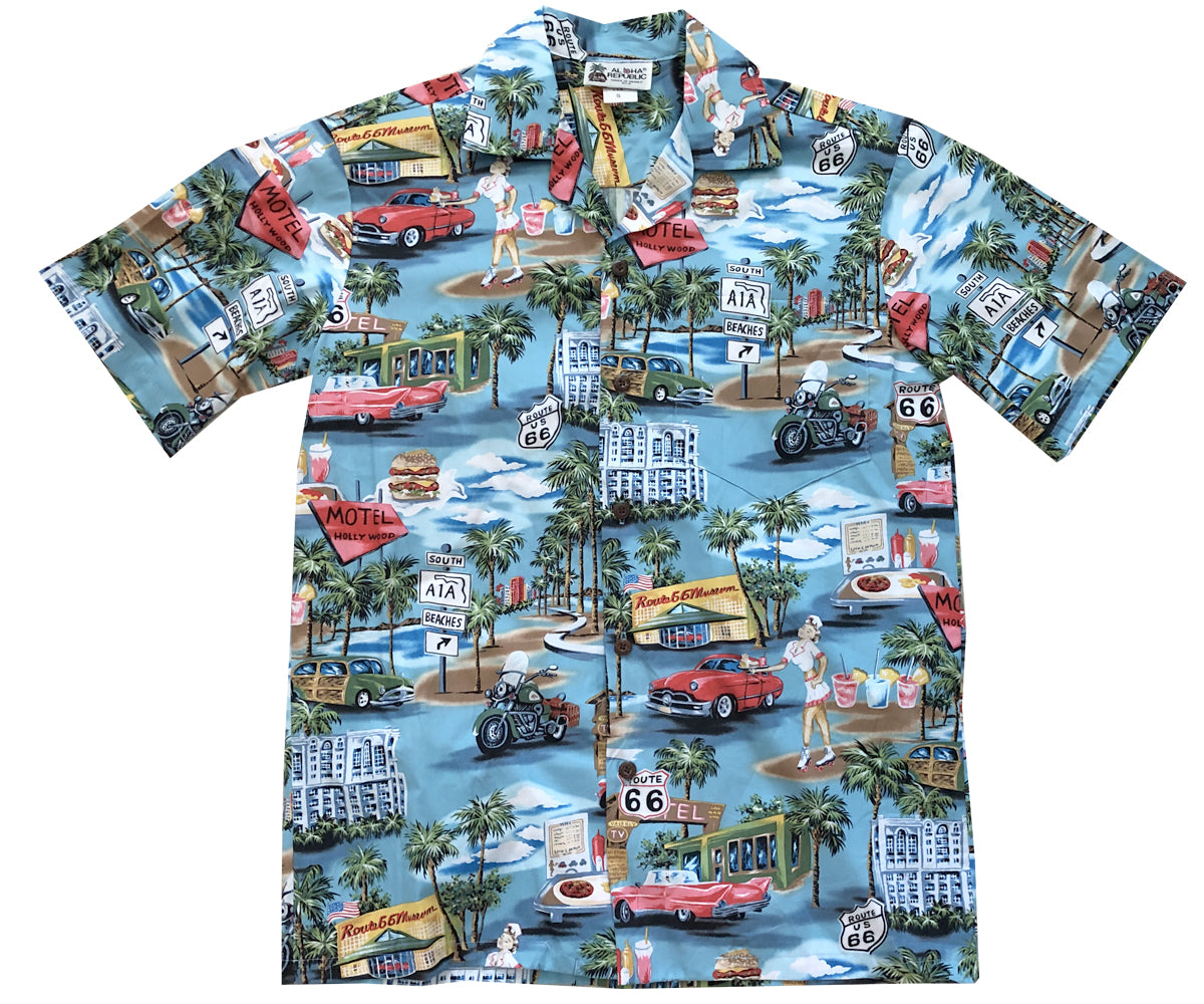 Route 66 Memories Hawaiian Shirt