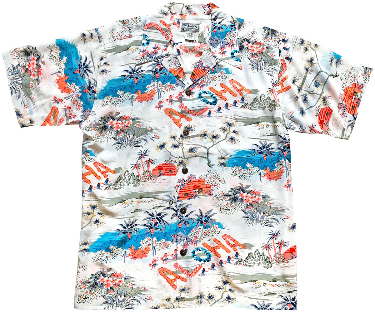 Vintage Silk, Shirts, Mens Vintage Hawaiian Shirt