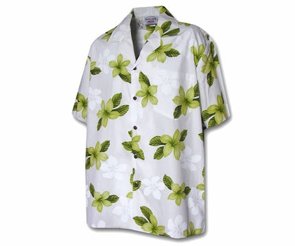 Island Prince Lime Boy's Hawaiian Shirt