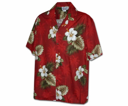 Kilauea Red Boy's Hawaiian Shirt