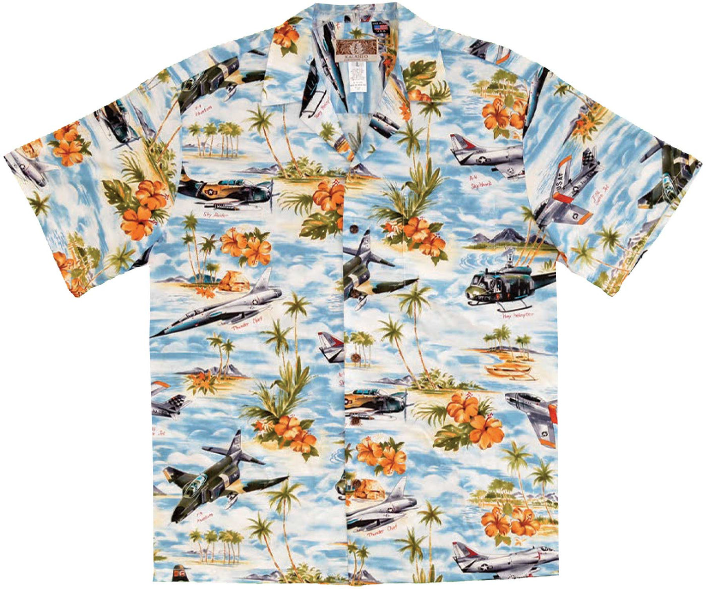 Tropic Air Classics Blue Hawaiian Shirt