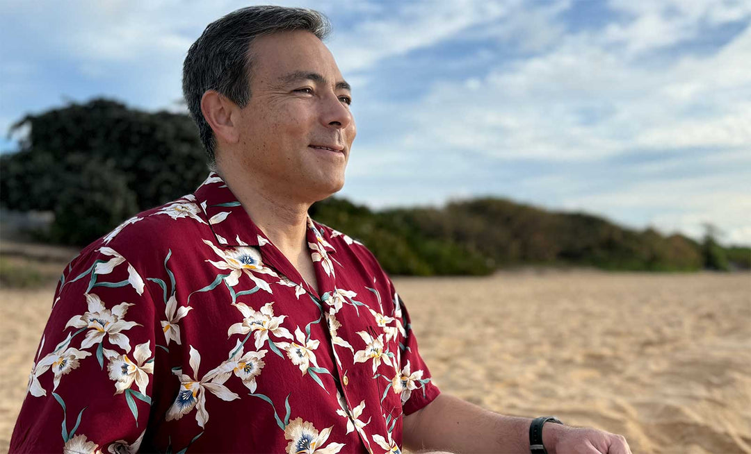 New Star Orchid Shirt in Burgundy