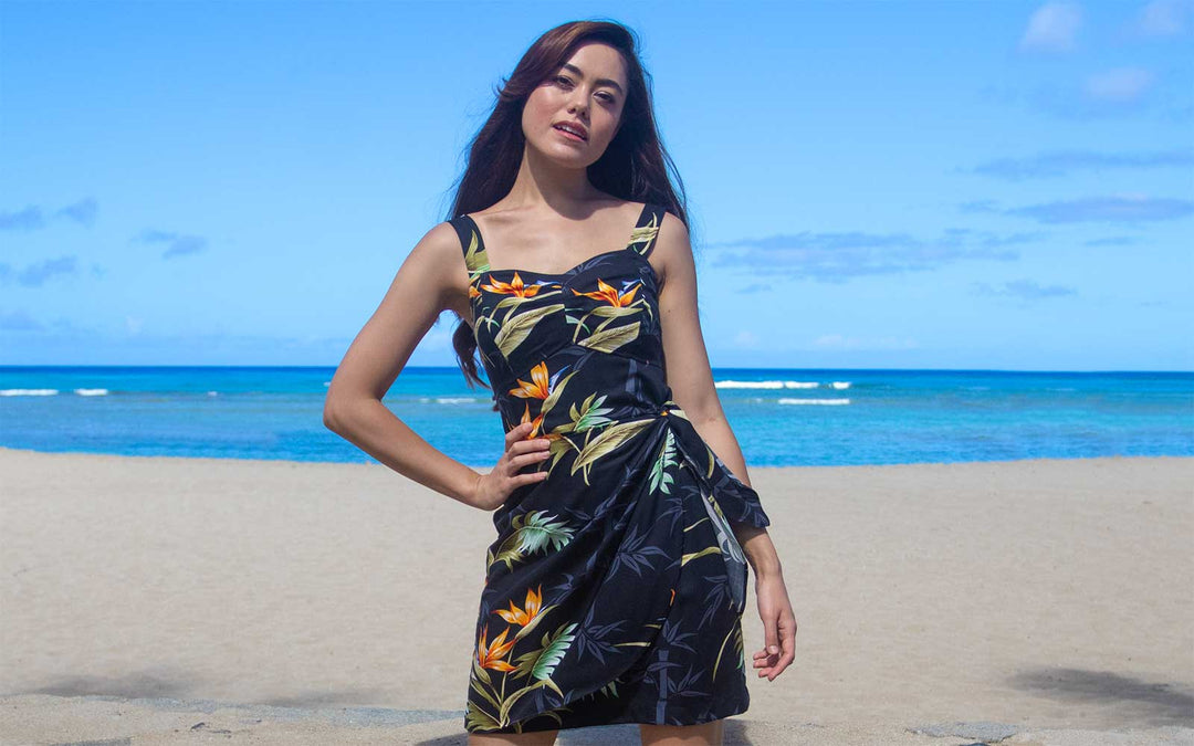 Sarong Hawaiian Wrap Dresses