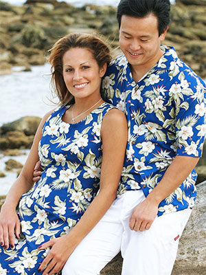 Paradise Garden Matching Hawaiian Shirts and Dresses