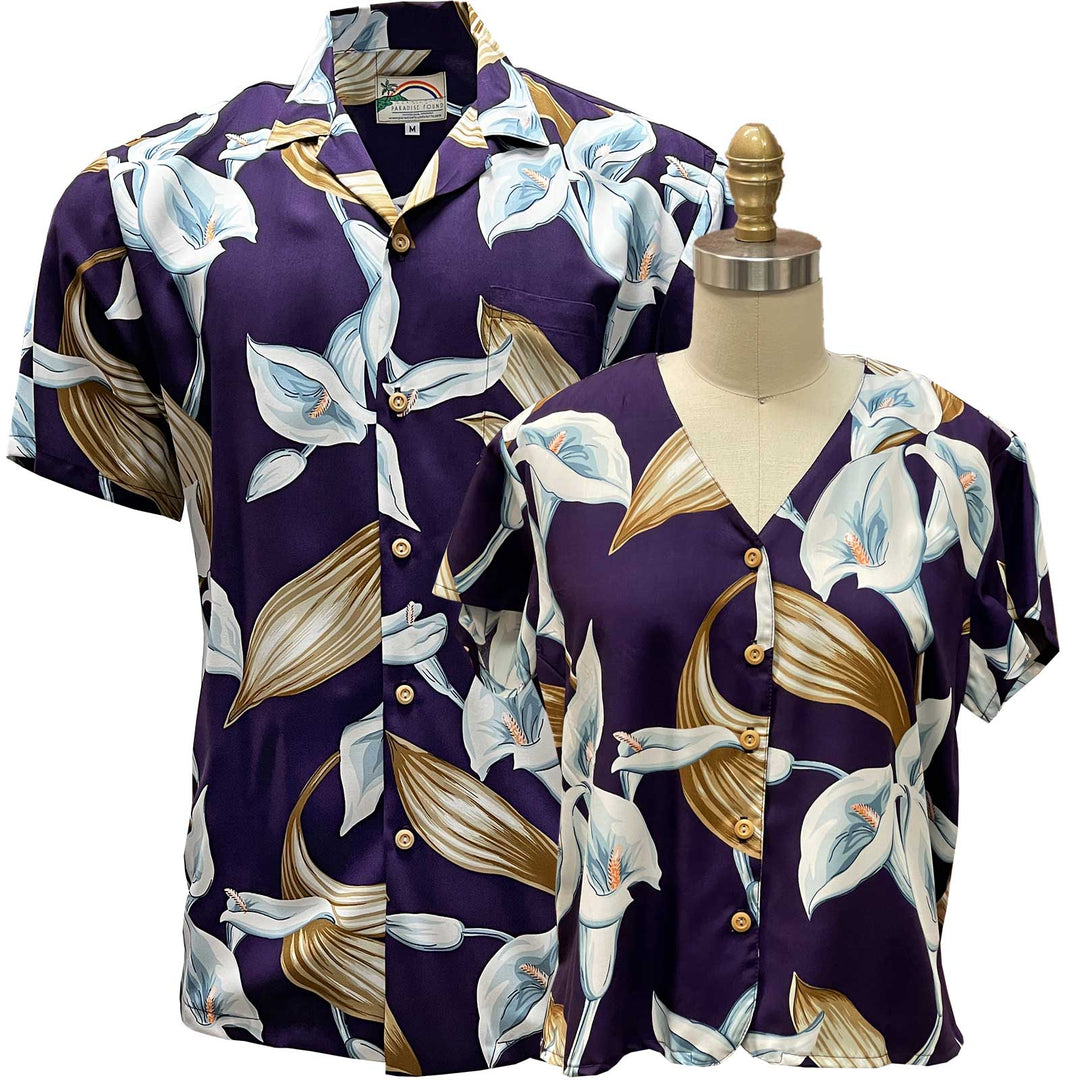 Calla Lily Matching Men's and Women's Shirts