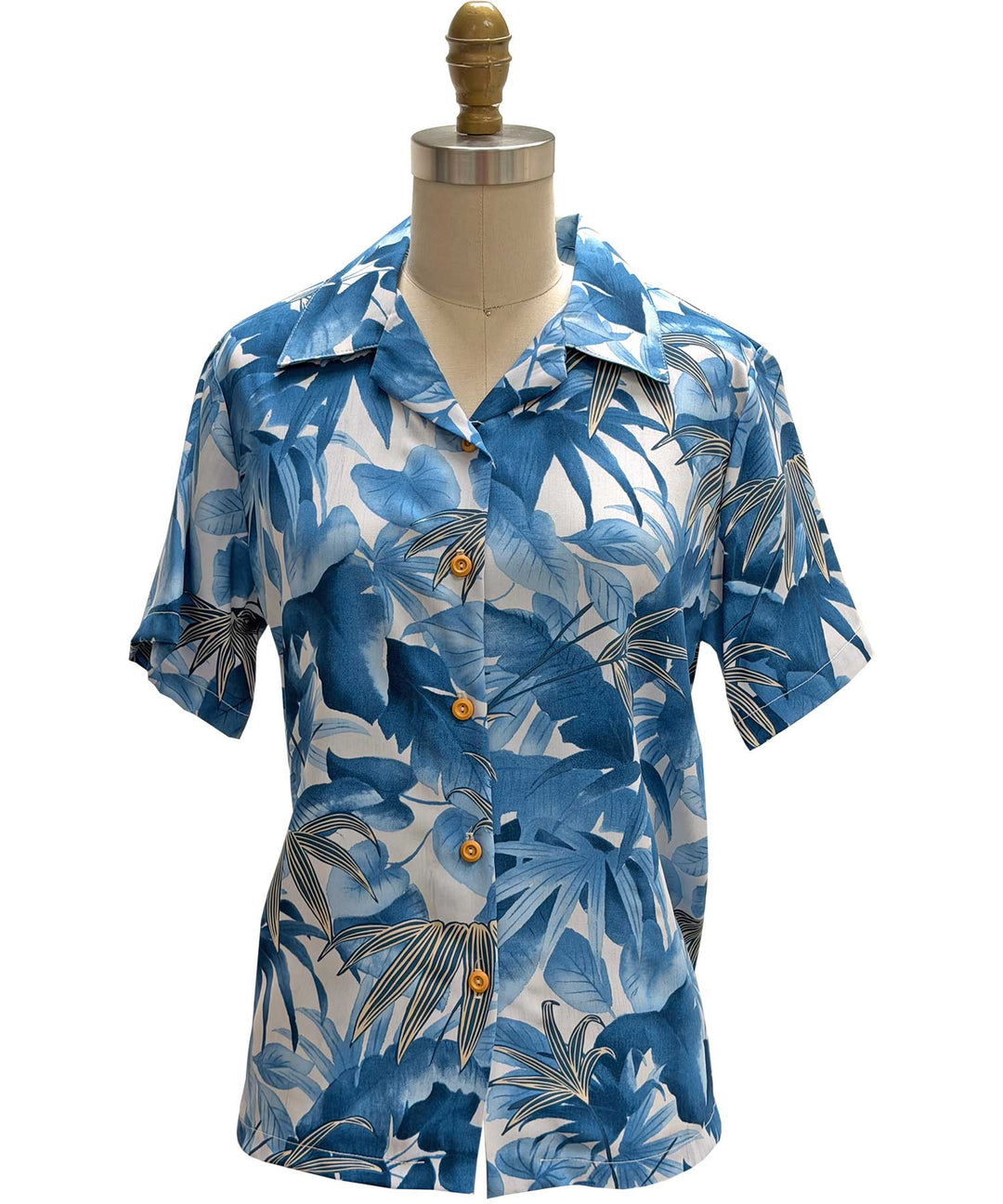 Women's Shadow Garden Camp Shirt - Blue
