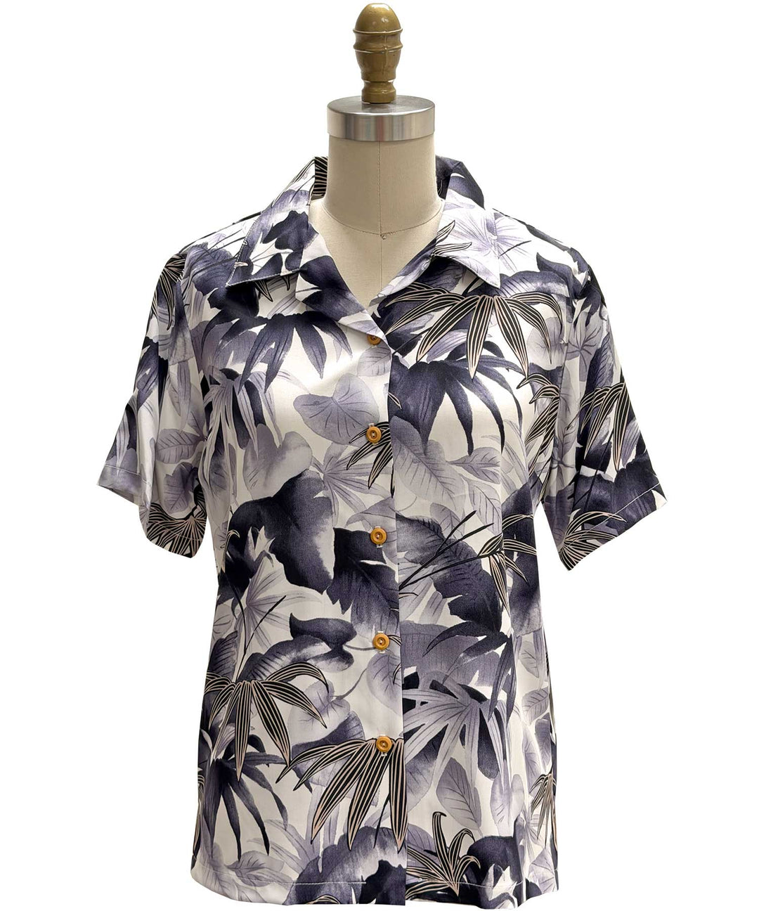 Women's Shadow Garden Camp Shirt - Gray