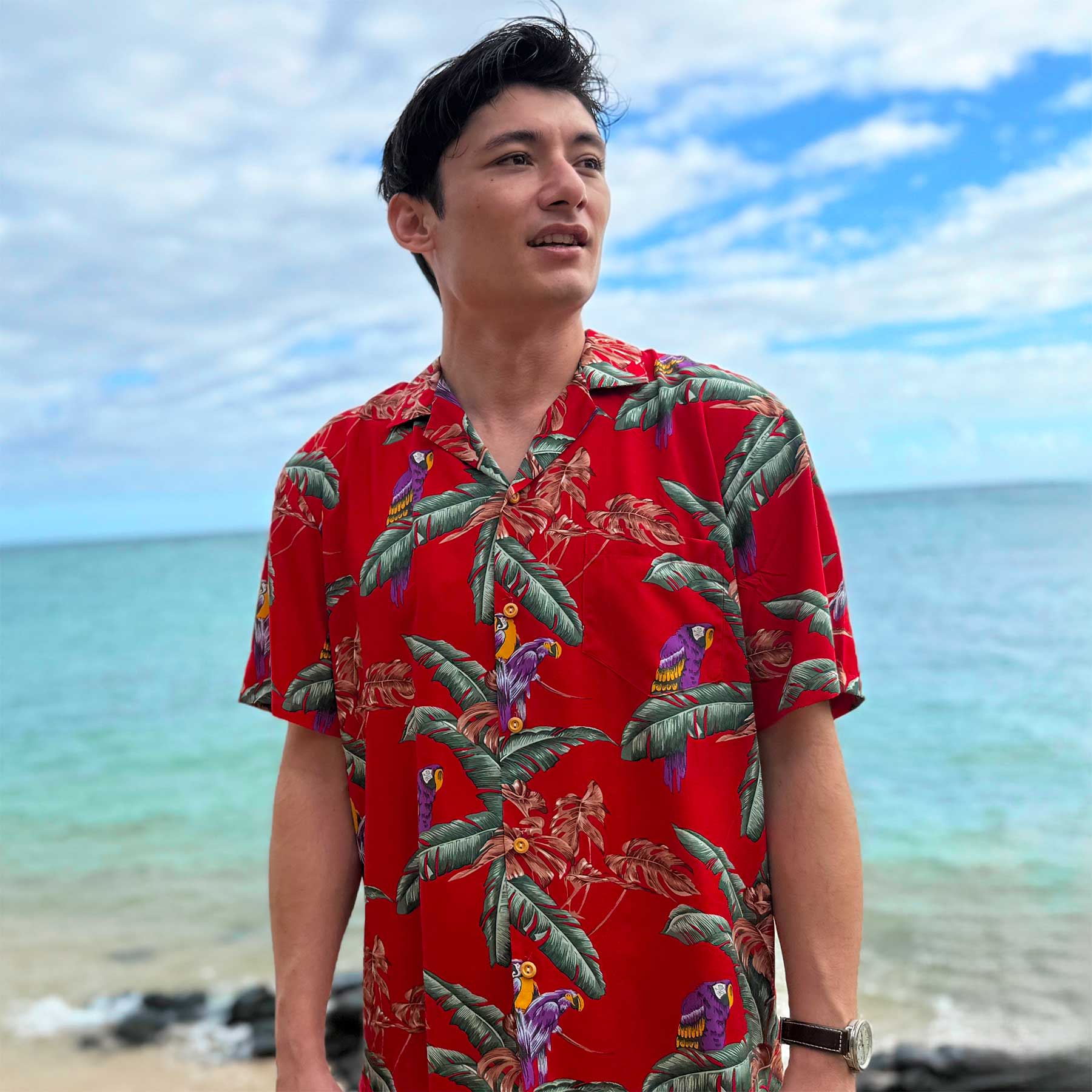 Paradise Found Cotton Magnum PI Hawaiian Shirt | AlohaFunWear.com