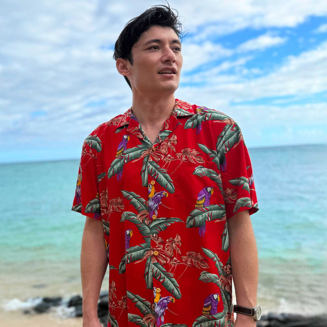 Cotton Jungle Bird (Magnum PI) - Red