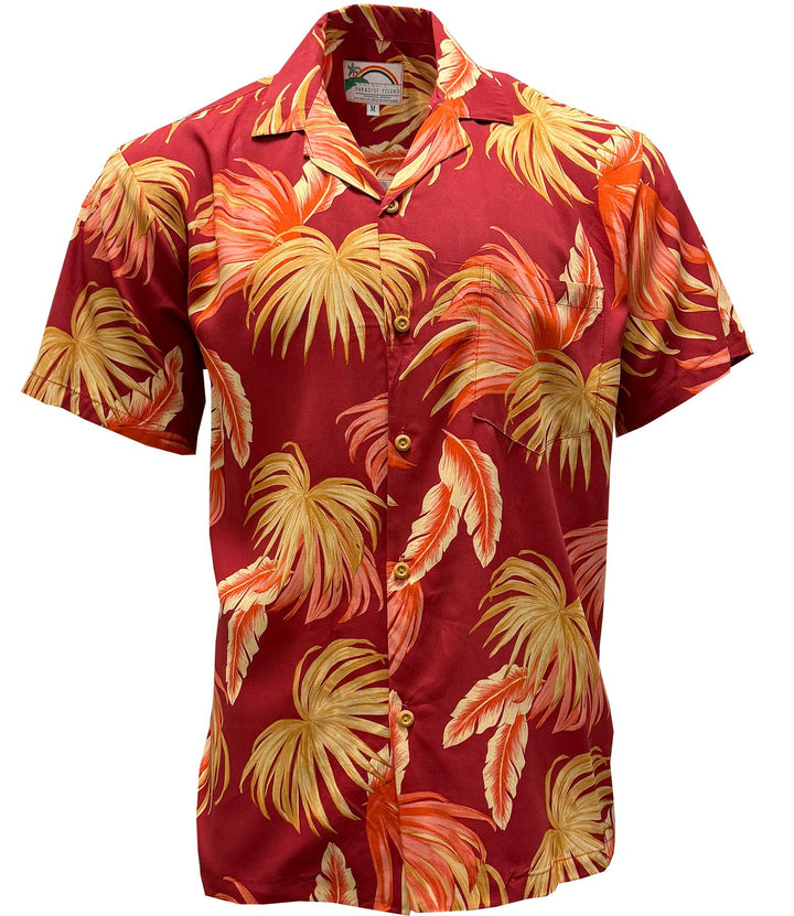 Fan Palm - Dusty Red