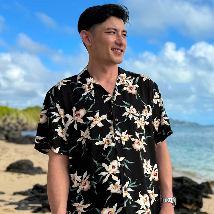 Star Orchid (Magnum PI)  -  Black