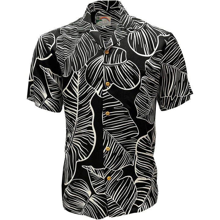 Taro Leaf Midnight Hawaiian Shirt