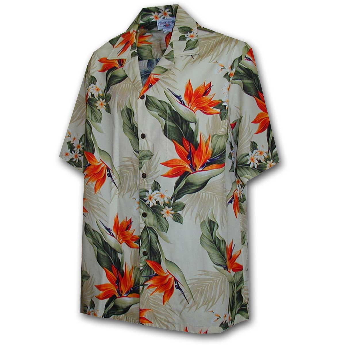 Paradise Valley Cream Hawaiian Shirt