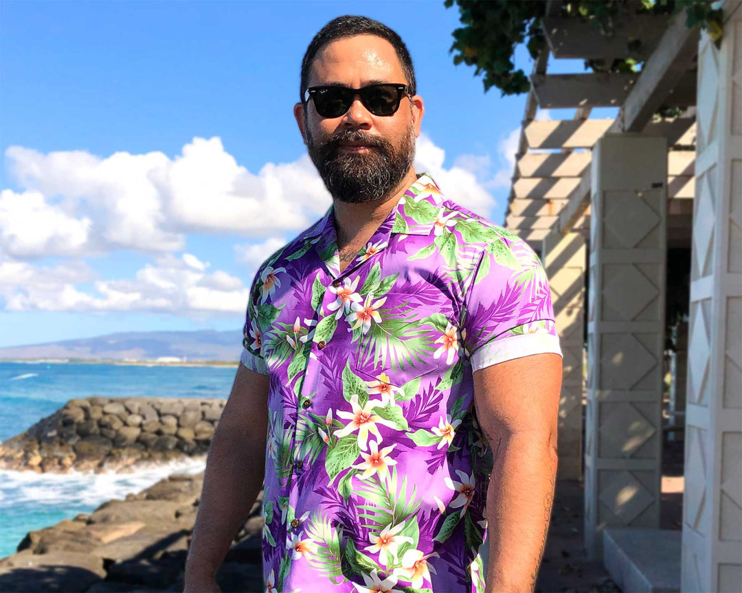 Vibrant Flower Garden - Purple