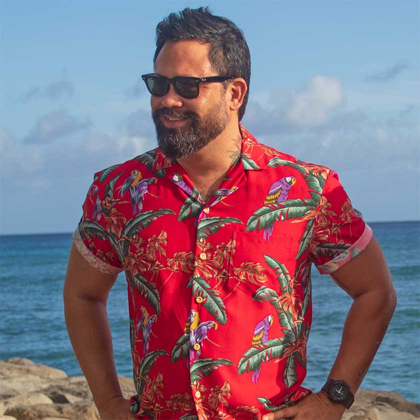 Best Selling Men's Shirts - Magnum PI Aloha Shirt by Paradise Found