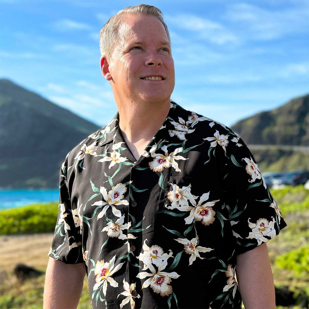 Star Orchid (Magnum PI)  -  Black