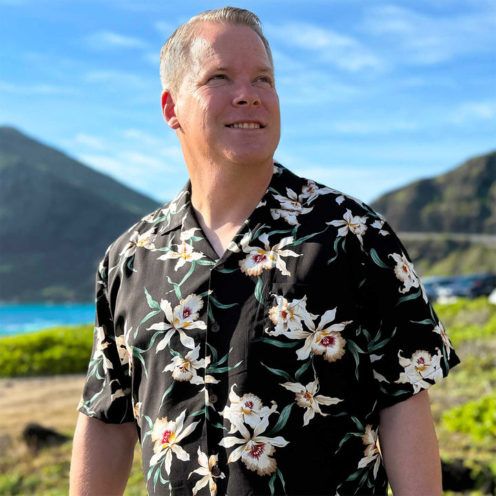 Star Orchid (Magnum PI)  -  Black