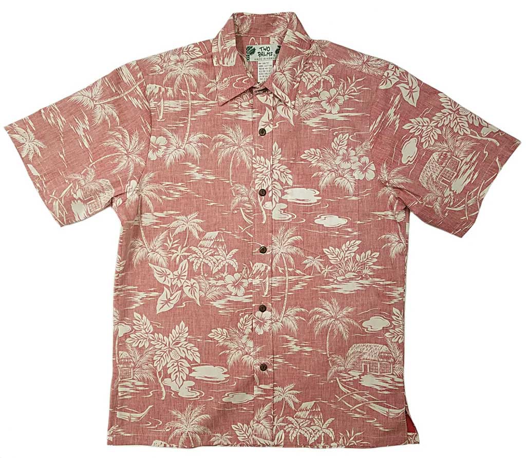 Reverse Love Shack Red Hawaiian Shirt