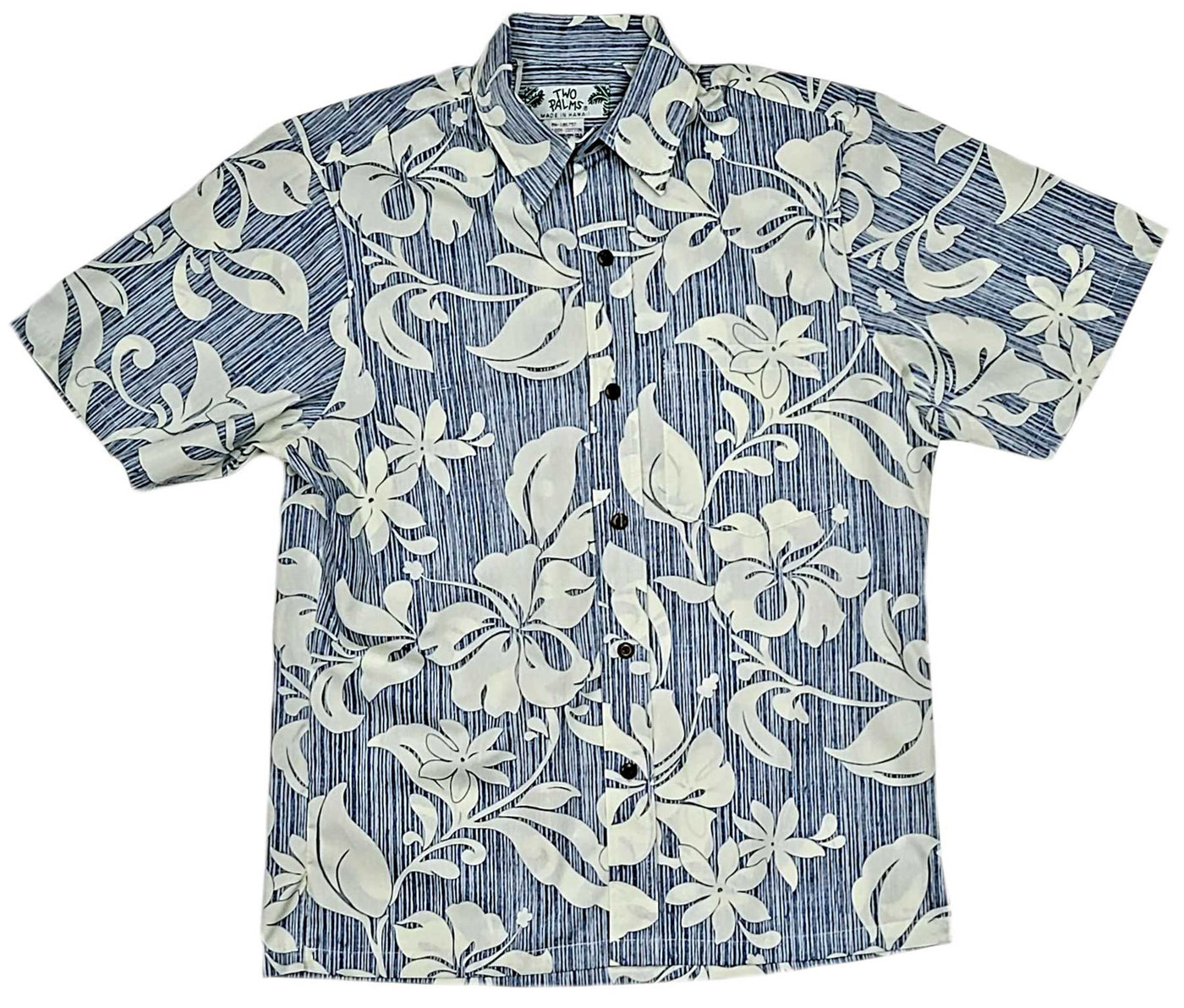 Reverse Maui Blue Hawaiian Shirt