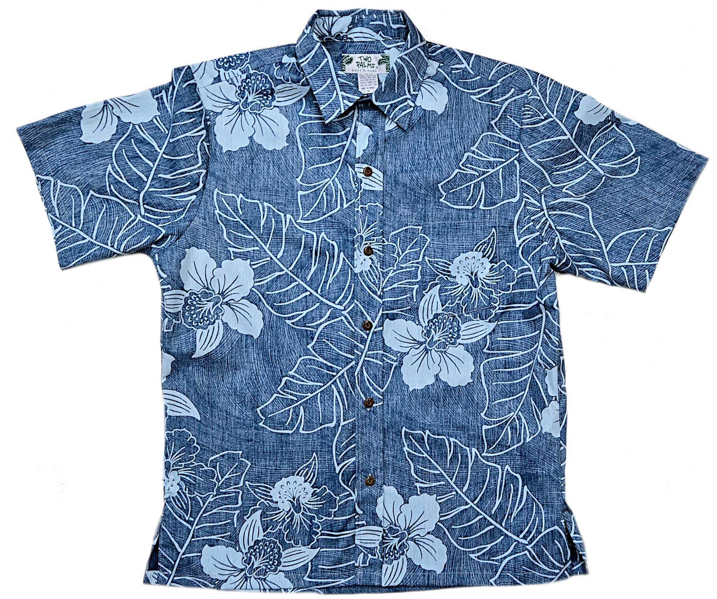 Reverse Niihau Blue Hawaiian Shirt