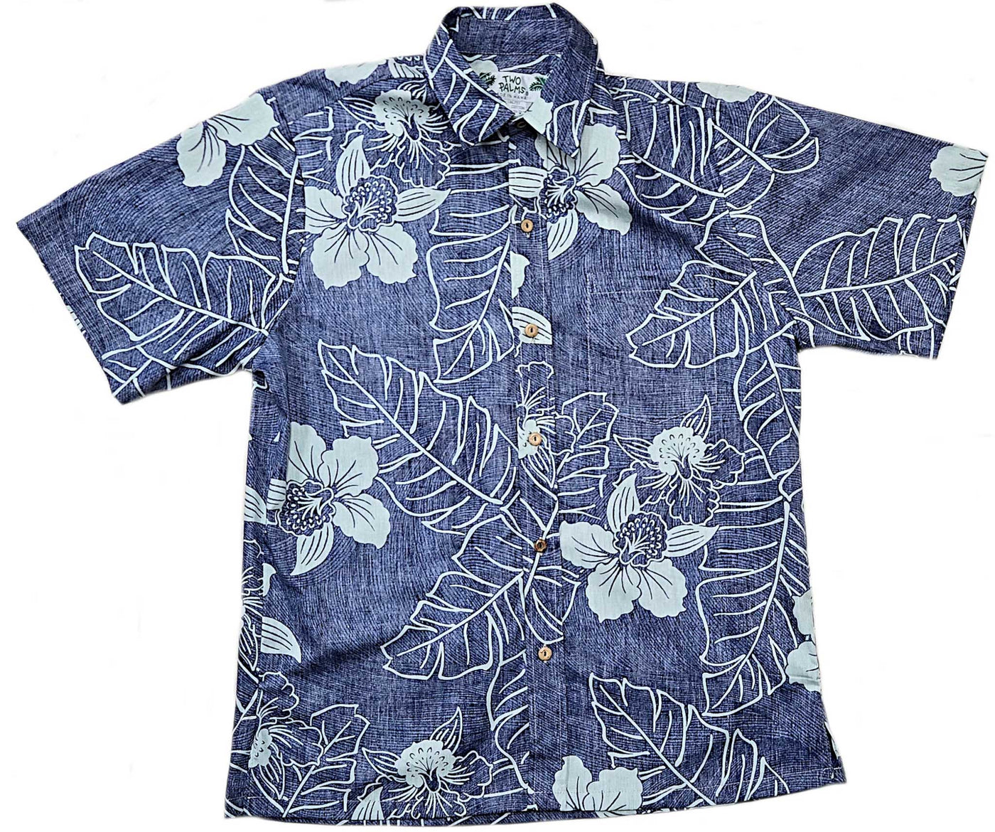 Reverse Niihau Navy Hawaiian Shirt