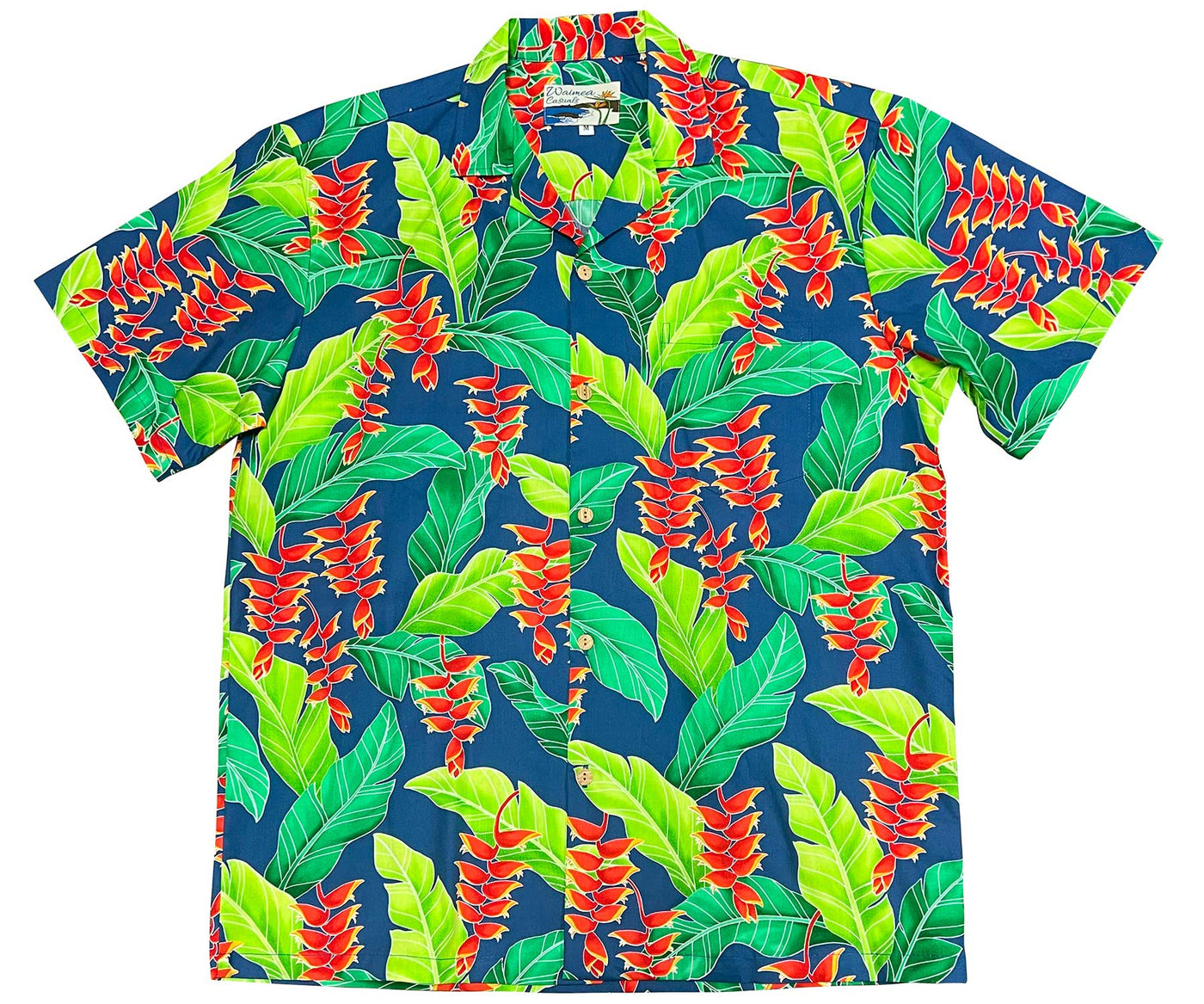 Hanging Heliconia Royal Hawaiian Shirt