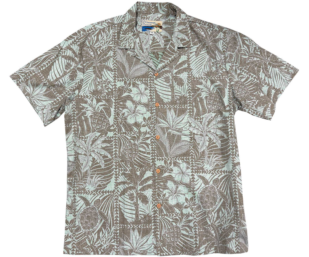 Honu and Pineapple - Gray