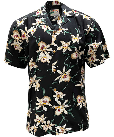 Paradise Found Star Orchid (Magnum PI)  Hawaiian Shirt | AlohaFunWear.com