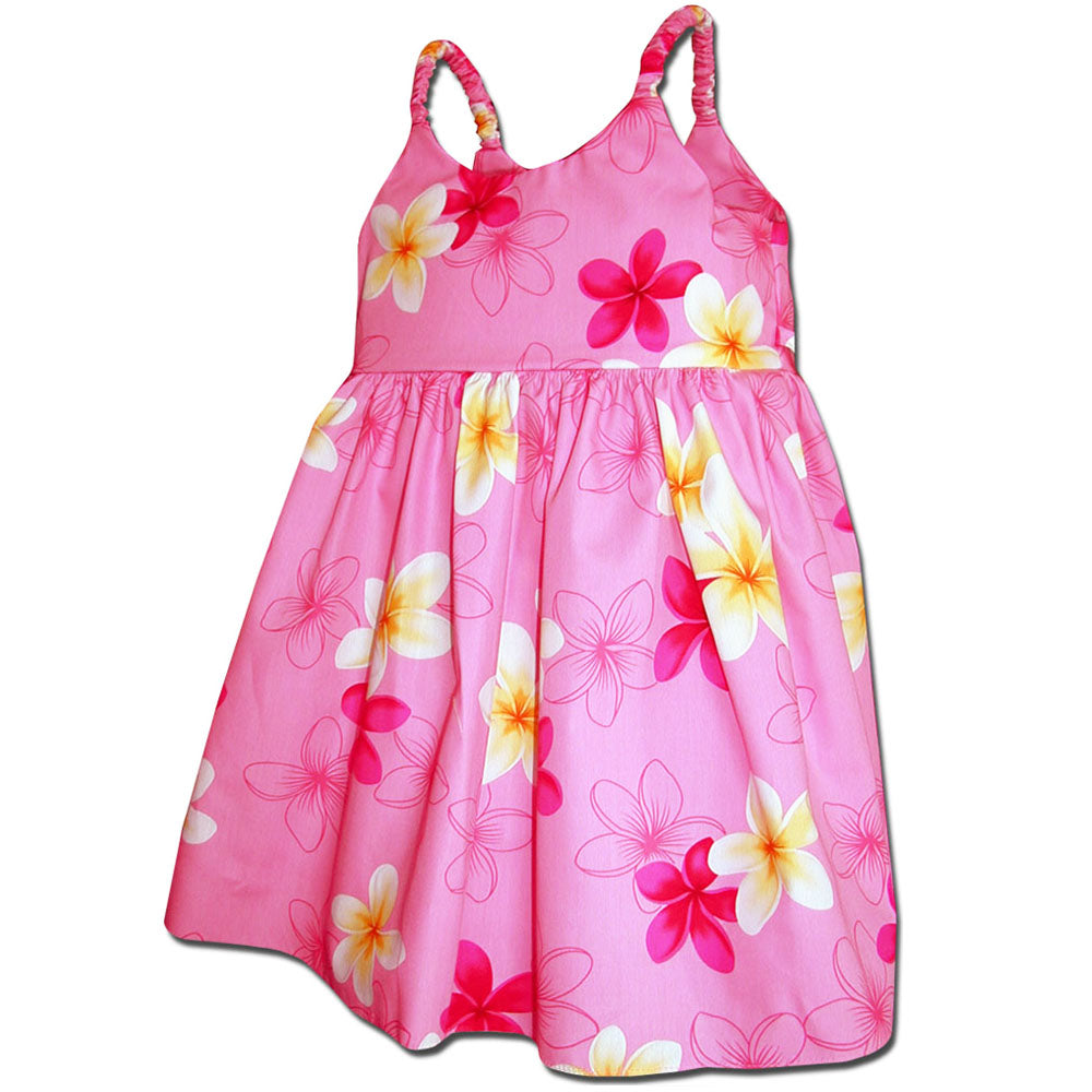 Flower Fruity Pink Girl's Bungee Dress