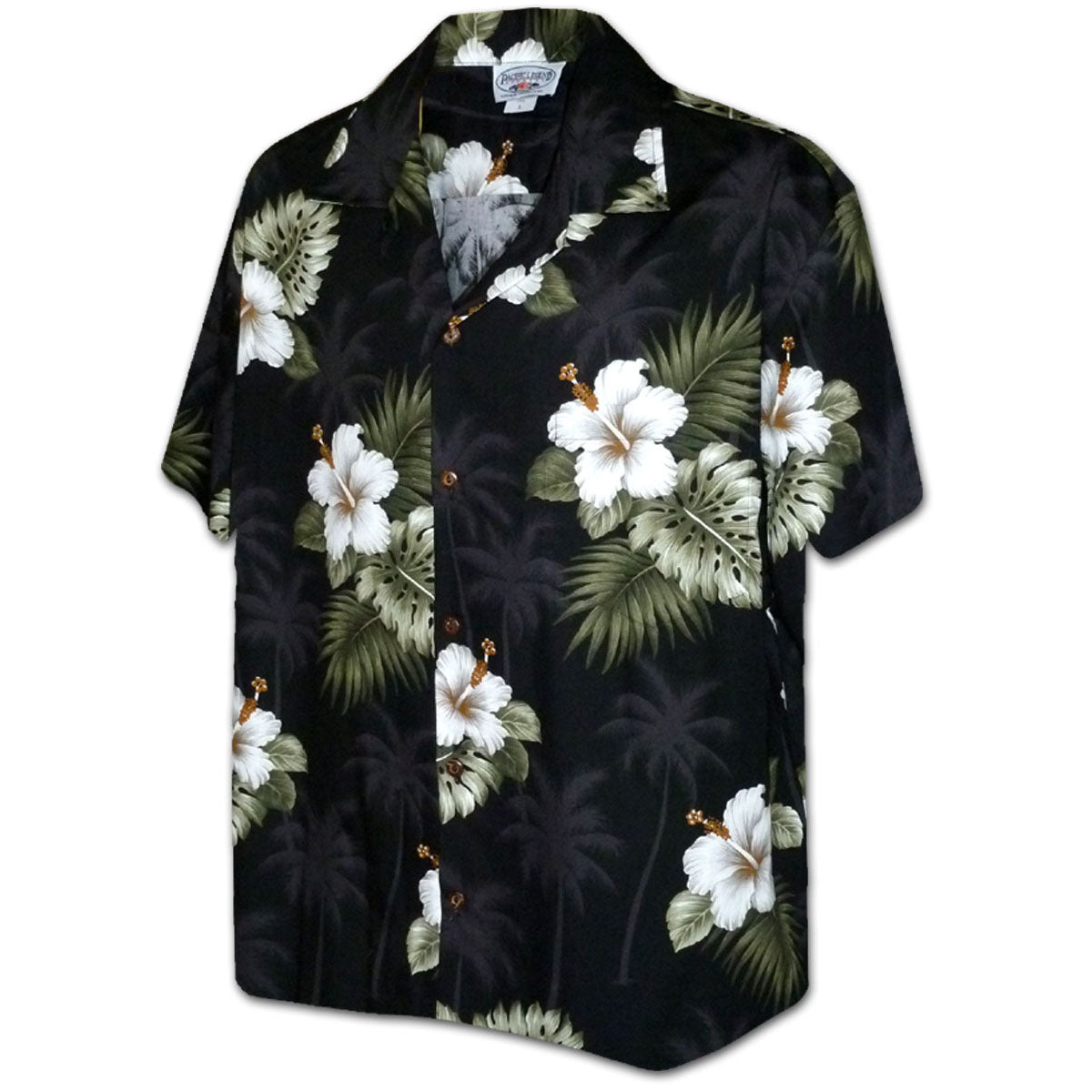 Kilauea Black Hawaiian Shirt