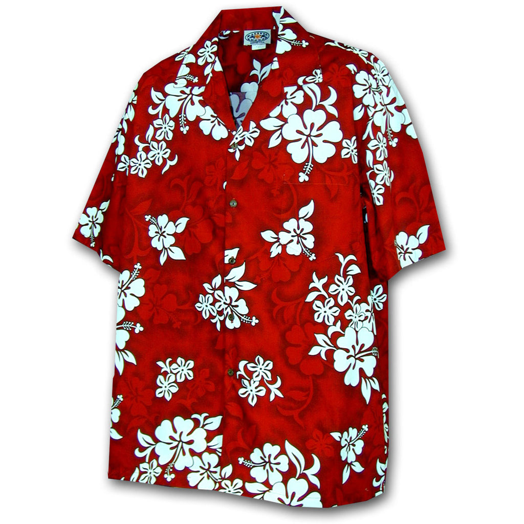 V.H.O. Funky Camicia Hawaiana, LS-Surf, Arancione, S