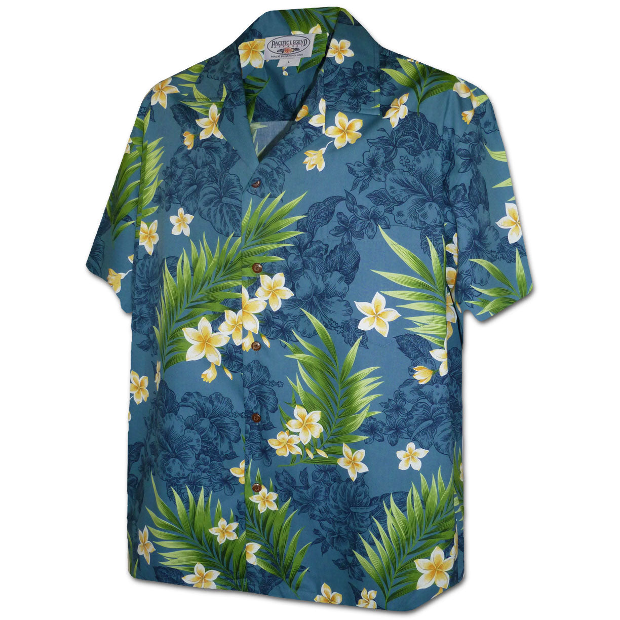 Shadow Garden Teal Hawaiian Shirt