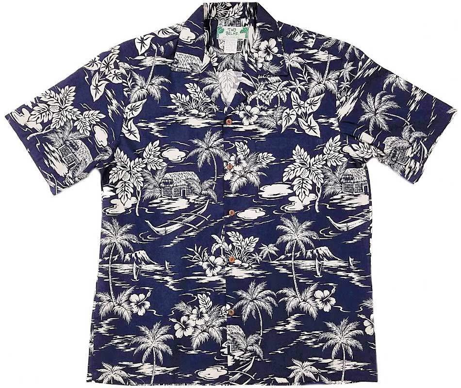 Love Shack Navy Hawaiian Shirt